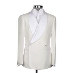 Ivory Tuxedo With White Lapel
