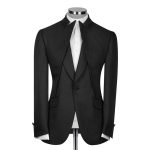 Custom Black Designer Tuxedo For Men