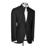 Custom Black Designer Tuxedo For Men