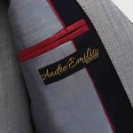 Hand Pick Stitch Grey Suit