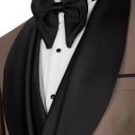Brown Tuxedo With Black Lapel