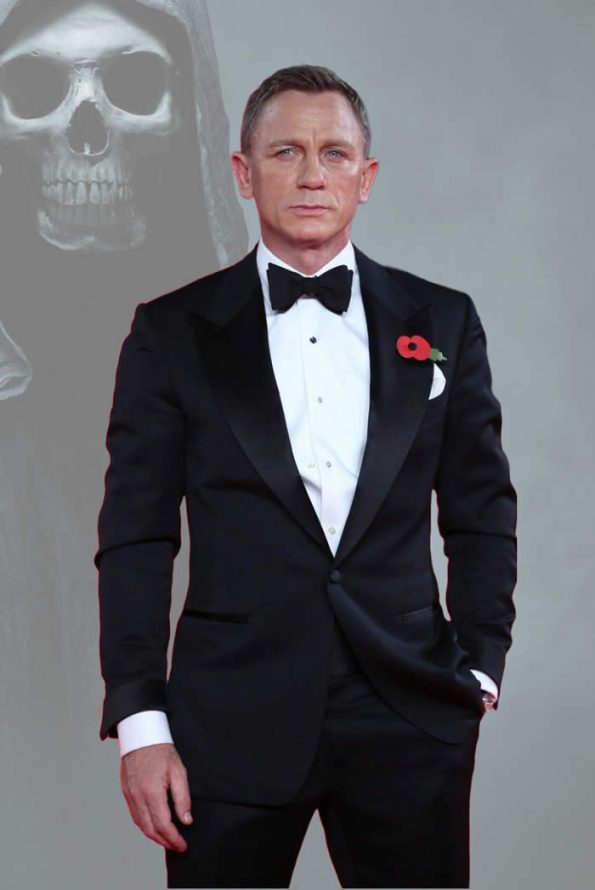 James Bond Mysterious Spy Tuxedo Custume