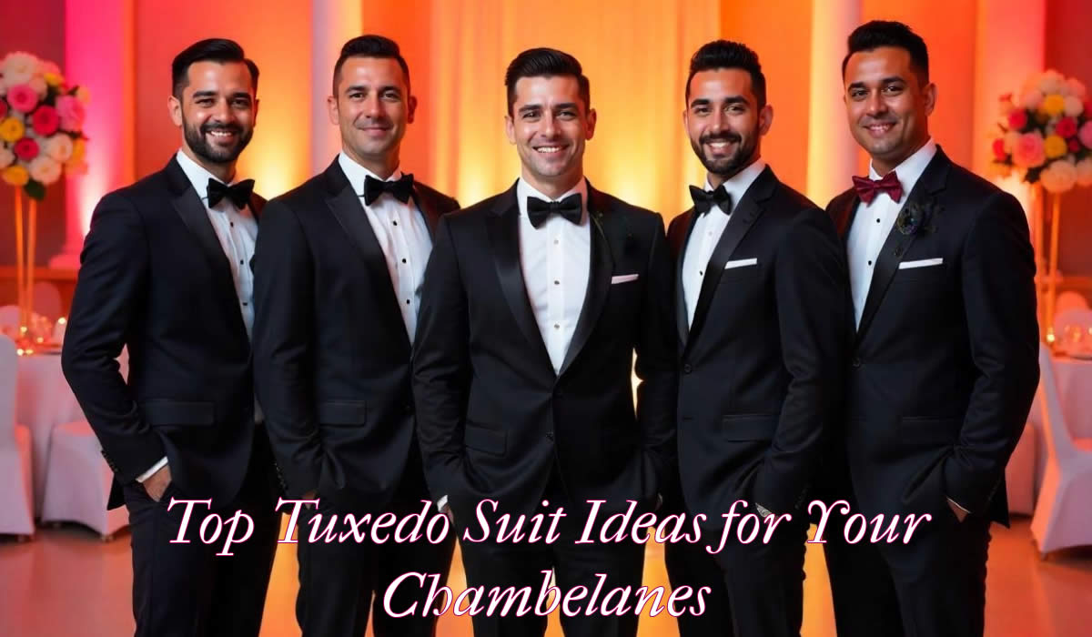 Tuxedo Suit Ideas For Chambelanes At A Quinceanera