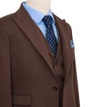 Dark Chocolate Brown 3 Piece Suit