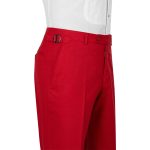 Red Two Piece Suit For Men