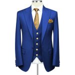 Bright Blue Suit for ,men