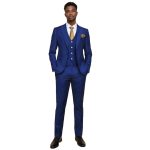 Bright Blue Suit for ,men