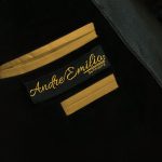 Custom Black Tuxedo With Golden Lapel For Men