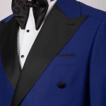 Royal Blue Double Breasted Tuxedo