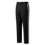 Custom Black Tuxedo With Pink Lapel For Men