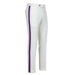 Custom White And Purple Tuxedo For Men