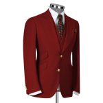 Burgundy Three Piece Suit