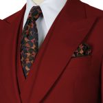 Burgundy Three Piece Suit
