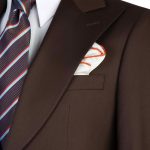 Brown Peak Lapel Suit