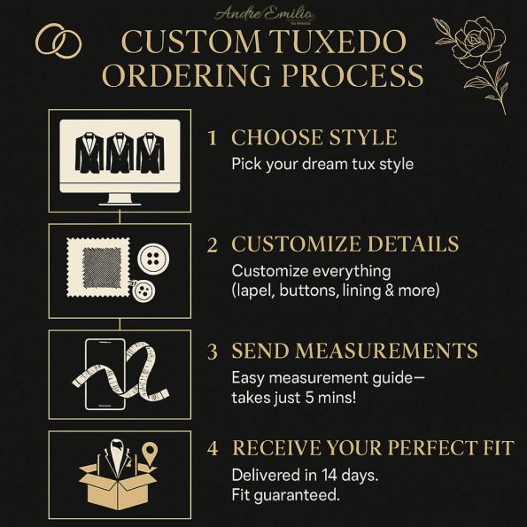 Andre Emilio’s 4 Step Process For Ordering Custom Suits Online For Big And Tall Men