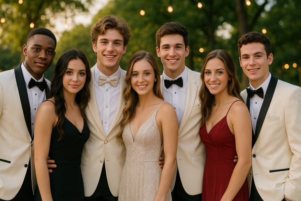 White Prom Suits