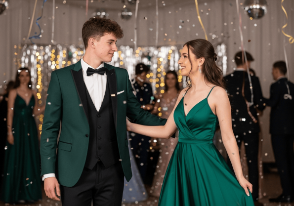 Custom Green Prom Suits for 2025