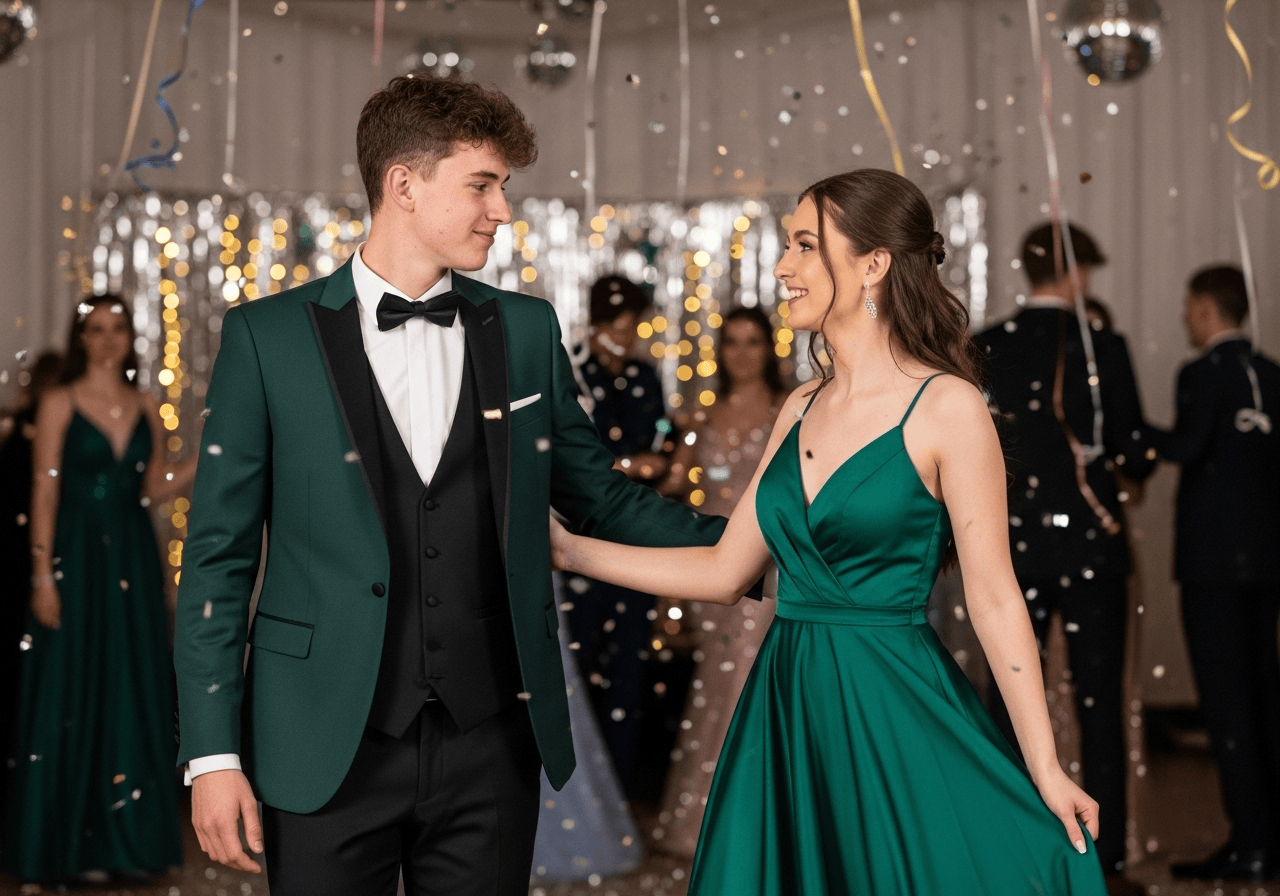 Custom Green Prom Suits for 2025