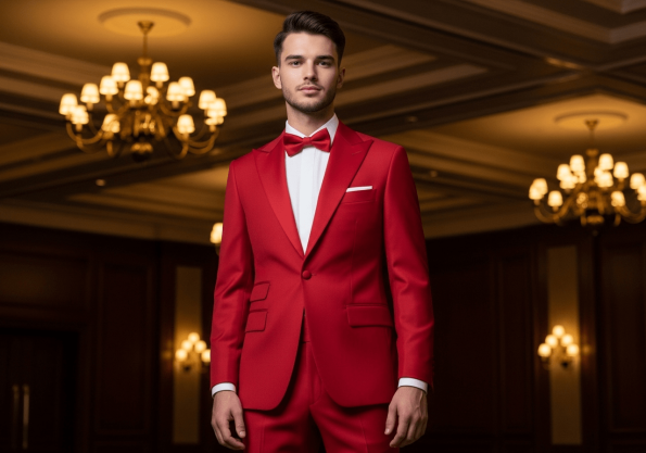 The Classic Red Suit