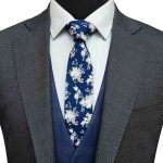 Charcoal Grey Suit With Navy Vest