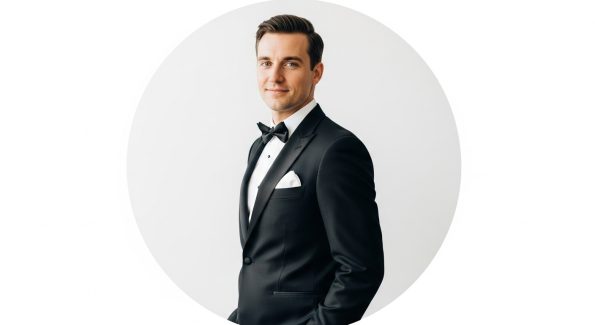 A Men In Tuxedo For Wedding