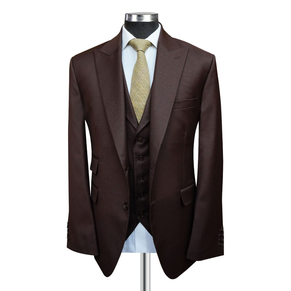 Coffee Brown 3 Piece Suit