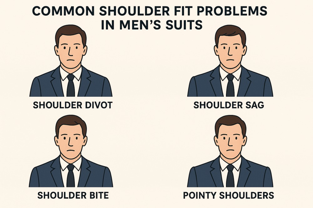 Common Shoulder Fit Problems In Suits And How To Spot Them