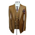 Custom Pale Brown Suit