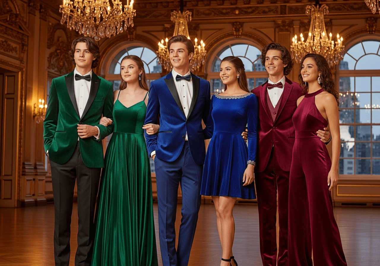 Men’s Velvet Tuxedo & Suits for Prom