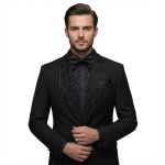 Men’s Beaded Stone Black Tuxedo
