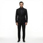 Men’s Beaded Stone Black Tuxedo
