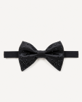 Black Stones Embroidered Bowtie 1