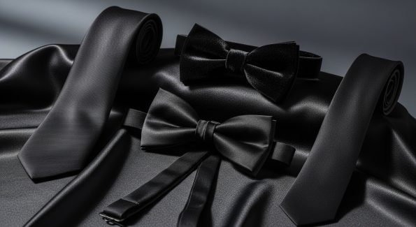 Ties & Bow Ties For Black Prom Suit