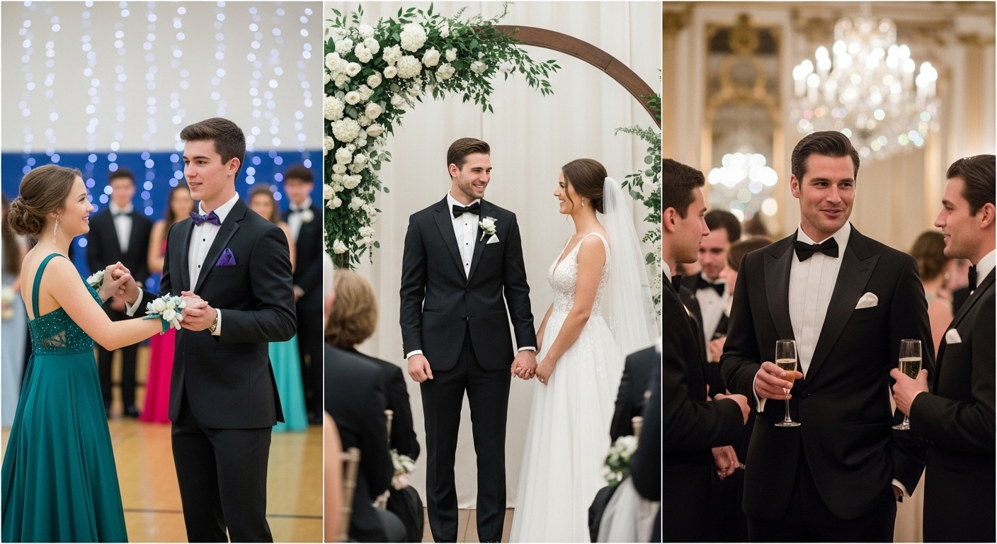 5 Different Places to Wear a Tuxedo