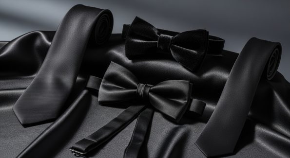 Ties & Bow Ties for black prom suit