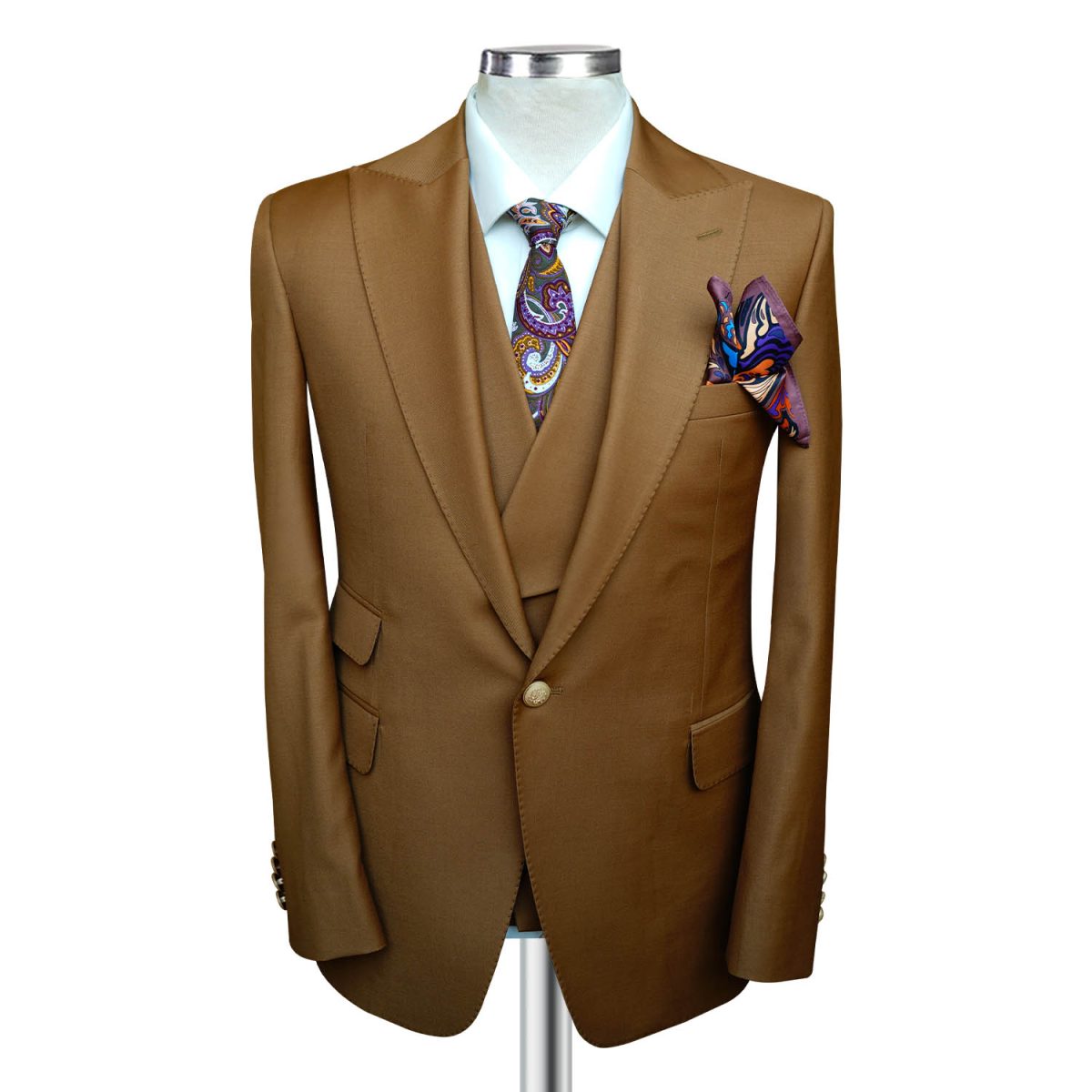 Pale Brown Suit For Men