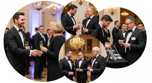 Tuxedo Wears At Formal Galas And Charity Events.