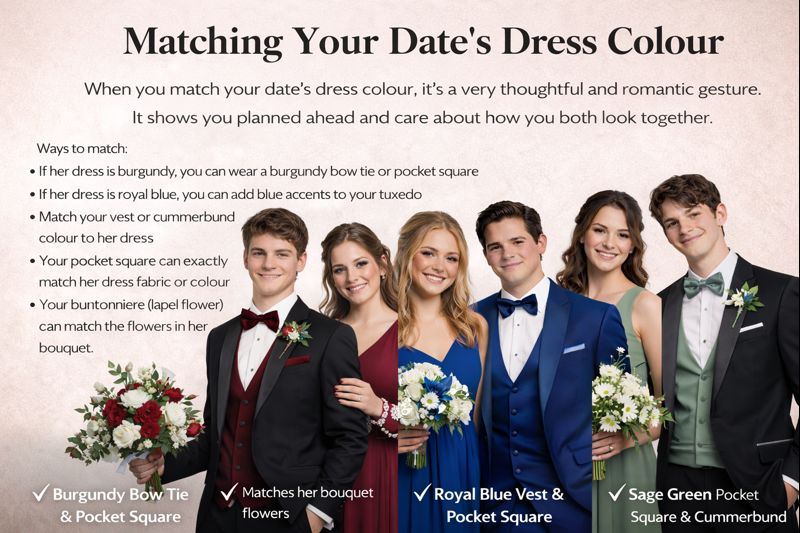 Match with the prom theme or Date's outfit.