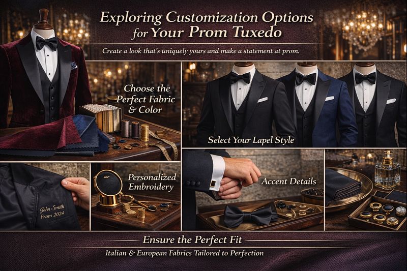 Customization Options For Your Prom Tuxedo