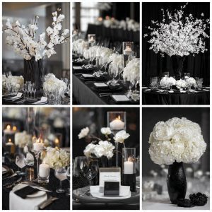 Black And White Wedding Theme