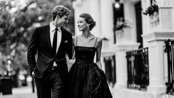 Black And White Wedding Outfits for men