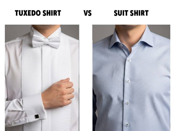 Tuxedo shirt vs suit shirt