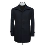 black wool coat for men