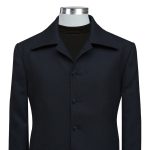 black wool coat for men