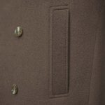 Mens Brown Double Breasted Coat