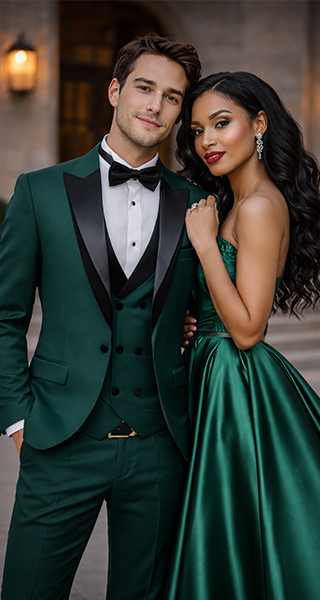 Green Prom Tuxedo Banner