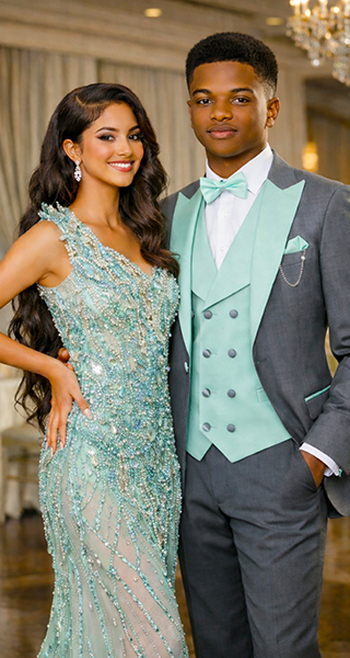 Grey Prom Tuxedo Banner
