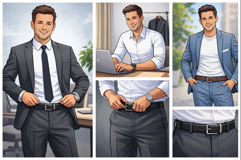 When You Should Wear A Belt With Your Suit
