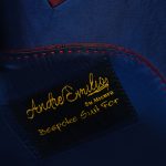 Blue Tuxedo With Beige Lapel For Men