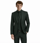 Custom Dark Green Tuxedo 1